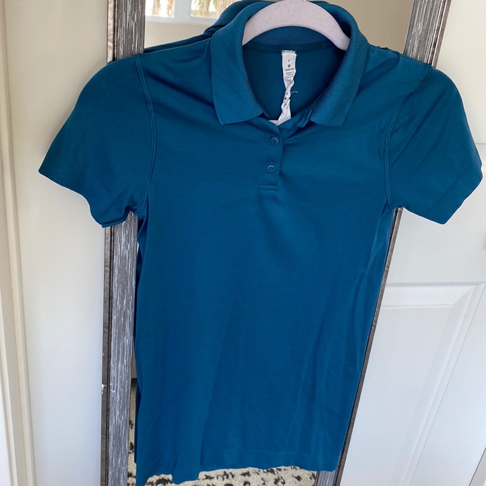 Lululemon swiftly speed polo sz 4